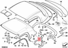 Bmw Z3 Coupe E36 Right Hard Top Lock 8397738 54218397738 Original