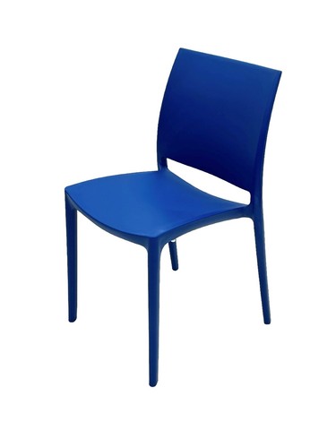Blue cafe chairs - blue, chairs,