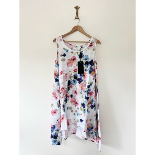 Grizas 100 linen floaty tunic - grizas,