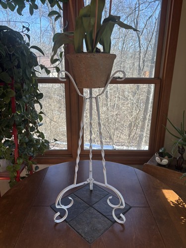 Vintage wrought iron - vintage, plant