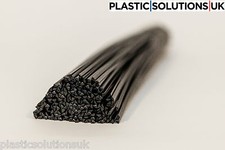 MDPE plastic welding rods (5mm) black 20pcs /triangular shape/ polyethylene 