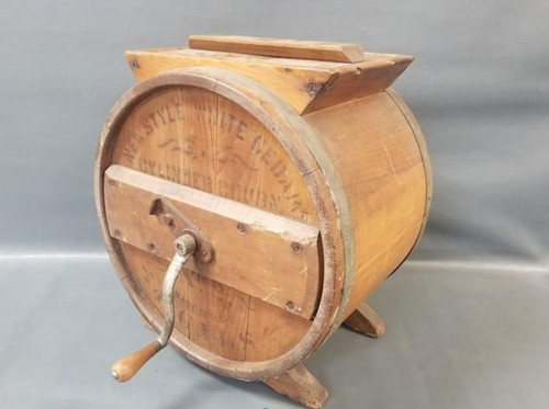 White cedar wooden cylinder - cedar,