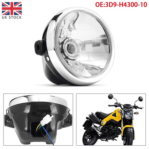 Motorcycle head lamp amber - head,