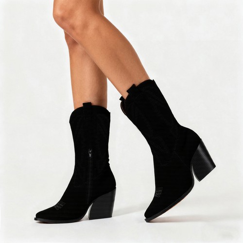 Ladies womens cowboy mid calf - cowboy,