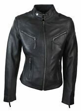 Ladies Real Leather Black