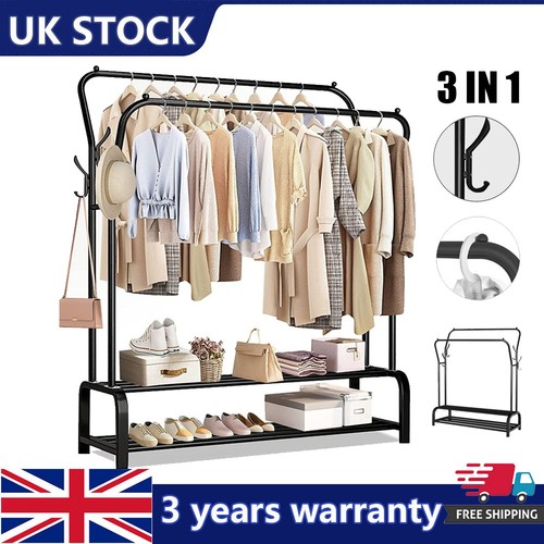 Double clothes rail hanging - clothes,