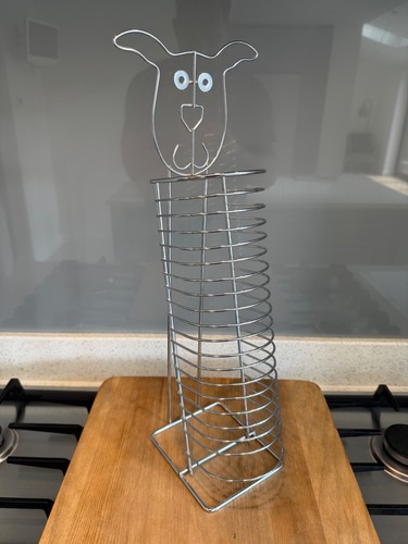 Dog shaped metal - shaped, 90s