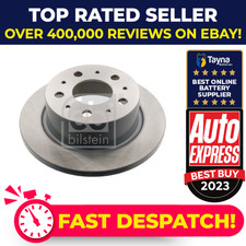 2x Brake Discs Pair Solid fits