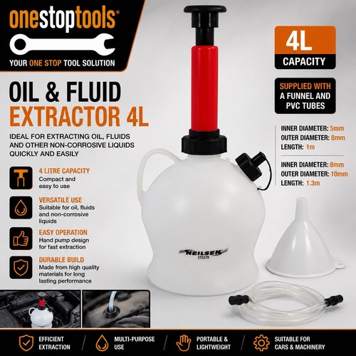 Manual oil fluid vacuum - manual,