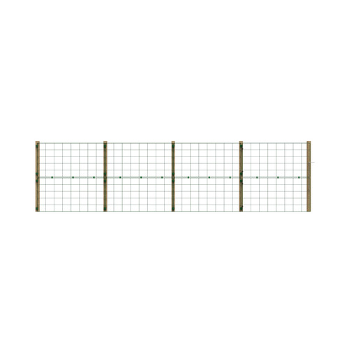 Garden metal fencing permanent - garden,