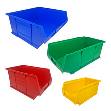Plastic Parts Lin Bins Component Storage Boxes Workshop Picking Bin Wall Rack