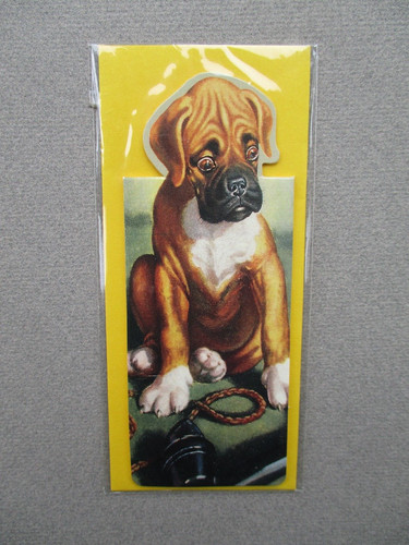 Art bookmark dog magnetic - dog,