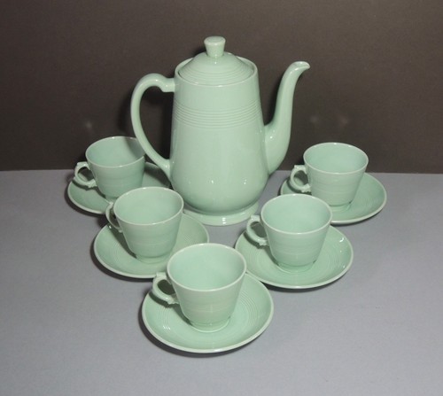 Vintage woods ware beryl green - woods,