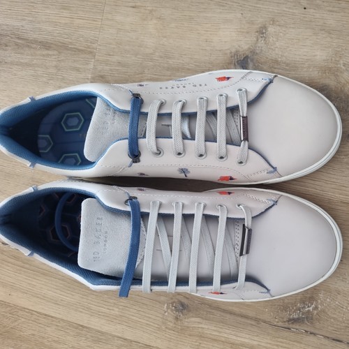 Ted baker off white trainers - off,
