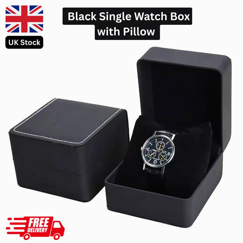 Black single watch gift - watch,