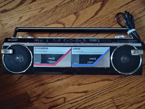 Rare sharp stereo radio - rare,