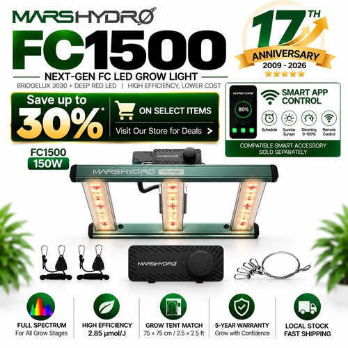 Mars hydro 1500 150w led - 1500,