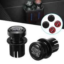 2x Black Car Cigarette Lighter
