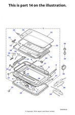 Land Rover Genuine Mechanism Assembly Sunroof Fits Freelander EFI100021