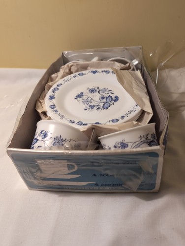 Arcopal milk glass - arcopal, blue