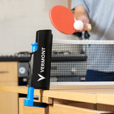 Vermont Retractable Table Tennis Net | BATS & BALLS INCLUDED – Ping Pong Net