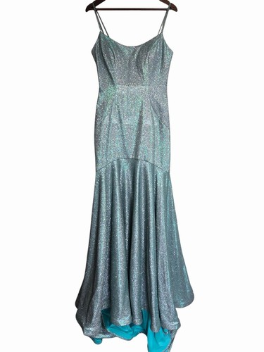 Sherri hill blue - sherri, silver