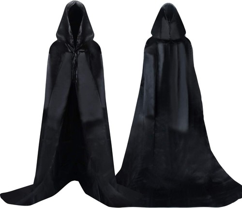 Proumhang black hooded - hooded, cloak