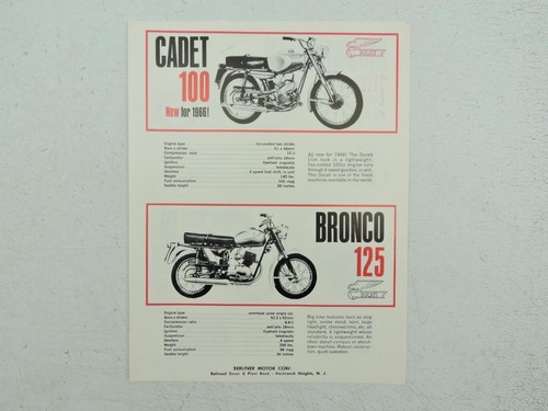1966 ducati brochure 100 125 - ducati,