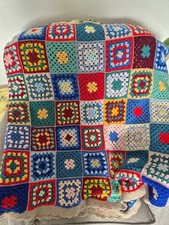 Handmade crochet patchwork Bed