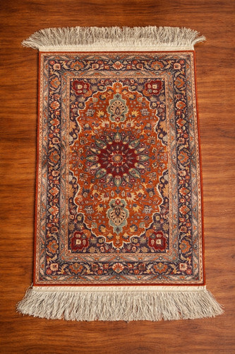 Hand knotted small - knotted, rug
