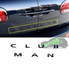 MINI F54 Clubman Piano Black Gloss Boot badge letters 51142465246