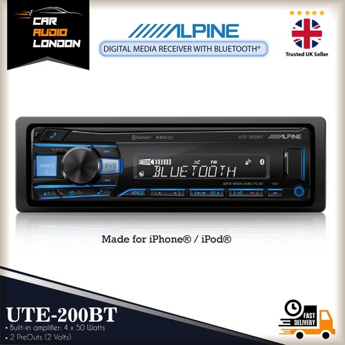 Alpine ute 200bt din - alpine, ute-200bt