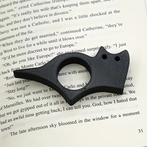 Cat thumb book page holder - thumb,
