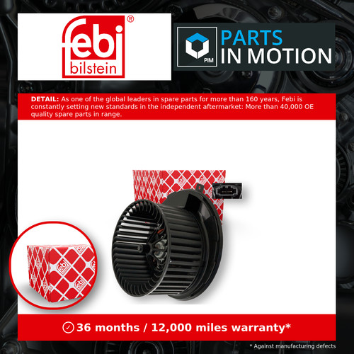 Interior blower motor - blower, fits