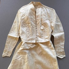 Satin Brocade Wedding Dress