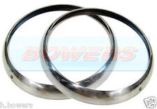 2x Chrome 7" Headlight