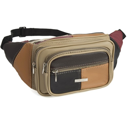 Leather bum bag waist - bum,