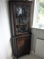 Dark Brown wood Corner Unit 2