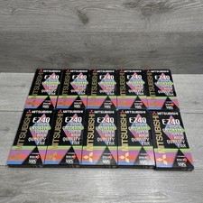 10 x Used VHS Tapes Mitsubishi
