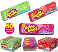 HUBBA BUBBA GUM STRAWBERRY  ATOMIC APPLE ORGINAL BUBBLEGUM KIDS PARTY SWEETS