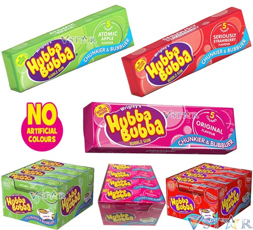 Hubba bubba gum strawberry - bubba,