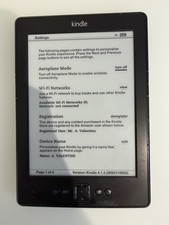 Amazon Kindle 4th Gen D01100