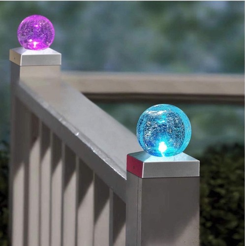 Solar crackle ball multicolour - solar,