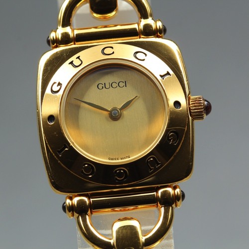 Near mint gucci 6300l gold - gucci,