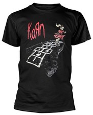 Korn Follow The Leader Hopscotch Black T-Shirt NEW OFFICIAL