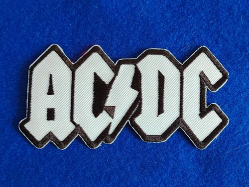 Lightning bolt patch sew - ac/dc,