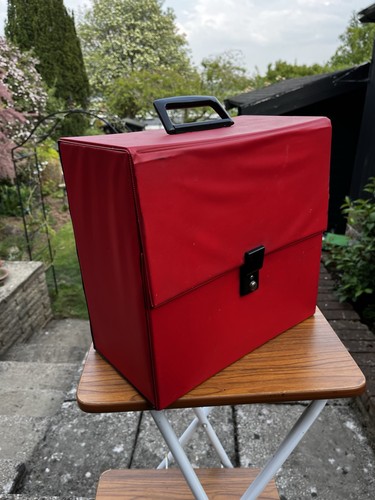 Vintage red vinyl - red,