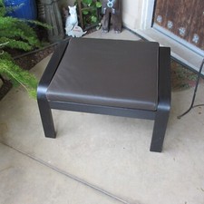 IKEA black brown leather