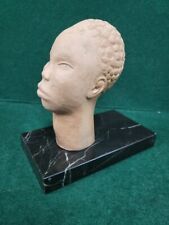 Bust IN Earth On Base IN Marble Sign Direnn