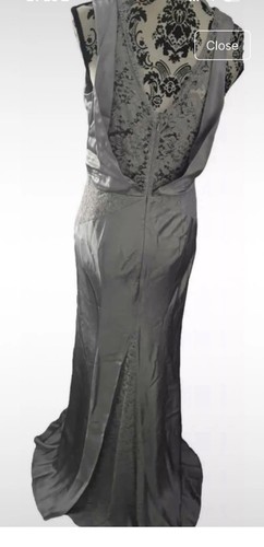 Coast silver neck lace - v,